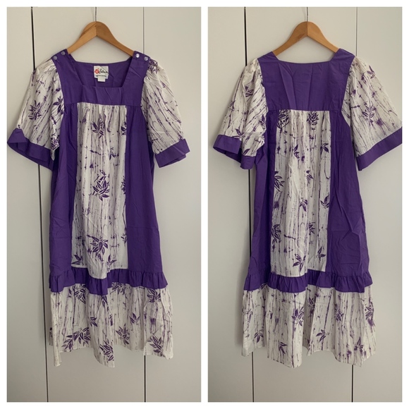retro hawaiian dress